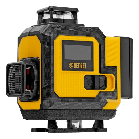 Лазерный уровень мультипризменный DENZEL DLV 360-4T, 30 м, зеленый луч, Li-Ion 2,4 Aч, штатив