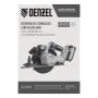 Пила циркулярная аккумуляторная бесщет. DENZEL CCSH-BL-20-185, 185 мм, Li-Ion, 20 В