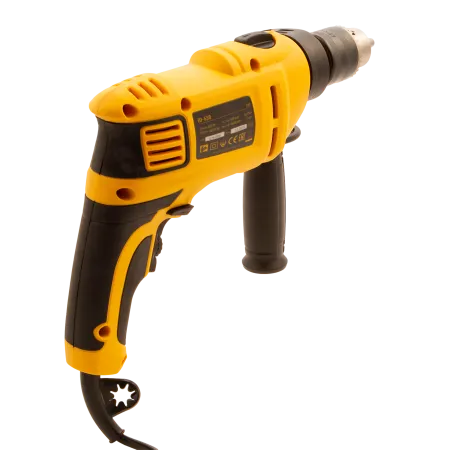 Ударная дрель DENZEL ID-650, 650 Вт, 0-3000 об/мин, 48000 уд/мин