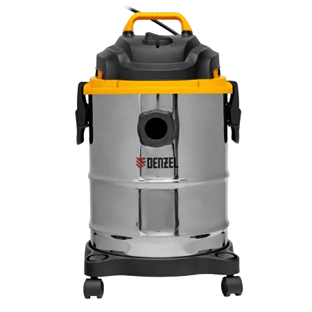 Пылесос строительный DENZEL SVC15, 1200 Вт, бак 15 л, шланг 2 м