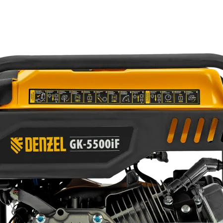 Генератор инверторный DENZEL GK-5500iF, 5,5 кВт, 230 В, ручной старт