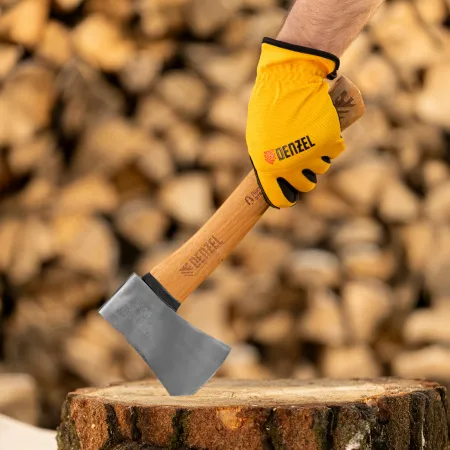 Топор кованый DENZEL 680 г, американский тип, буковая рукоятка, 360мм, EFP 21886