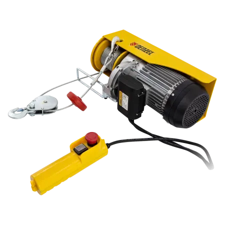 Тельфер электрический DENZEL TF-1000, 1 т, 1600 Вт, высота 12 м, 8 м/мин