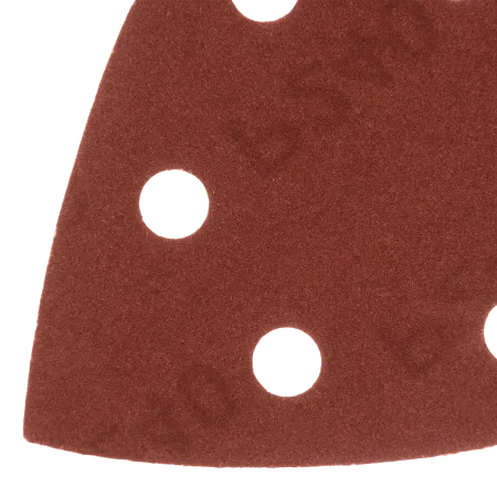 Треугольник абразивный на ворc. подложке под "липучку", перф., P 240, 150х150х100 мм, 5 шт. Denzel