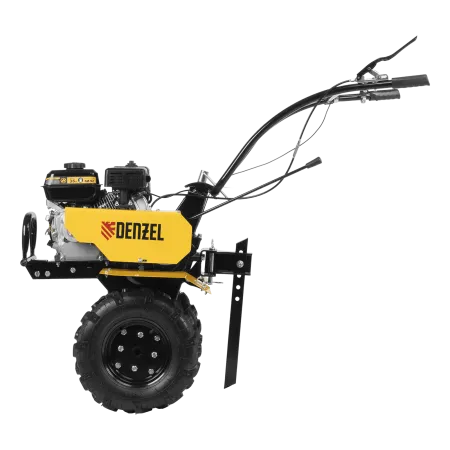 Мотоблок DENZEL DPT-270, 7 л.с., ремен.сцеп, шир 85 см, глуб 35 см,фрез 3х4,ШОМ,скор 2В/1Н,кол 8"
