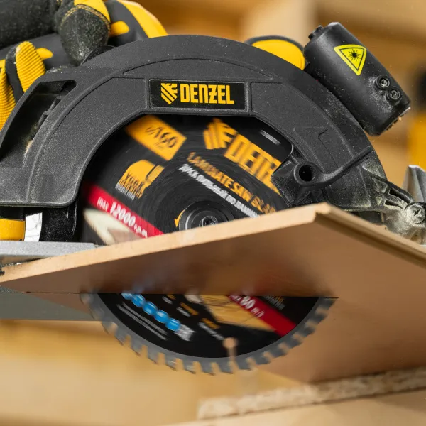 Пильный диск по ламинату DENZEL ф160 х 20 мм, 48 зубьев