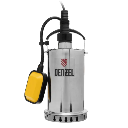 Дренажный насос DENZEL DP600X, 600 Вт, высота подъема 7.5 м, 8500 л/ч