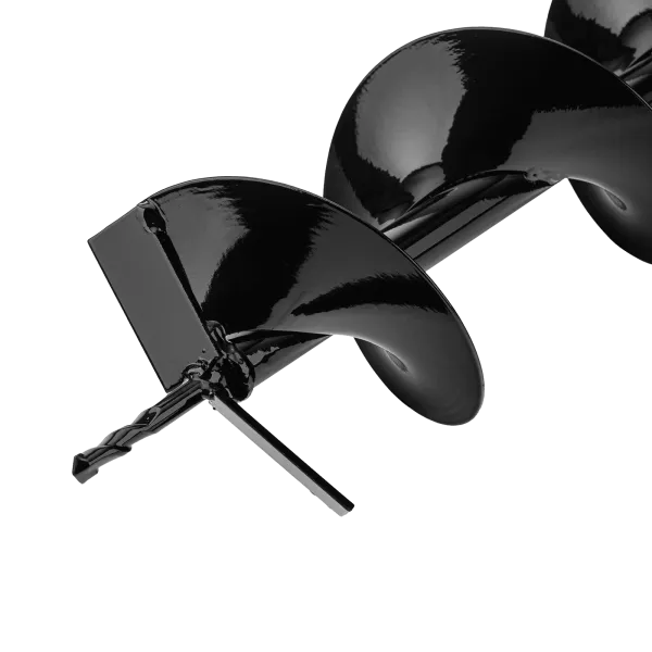 Шнек для грунта DENZEL E-150, диаметр 150 мм, длина 800 мм,соединение 20 мм, несъемный нож