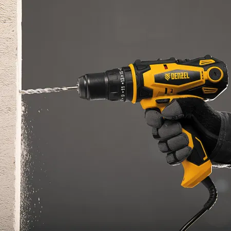 Дрель-шуруповерт сетевая ударная DENZEL ISD-300-13