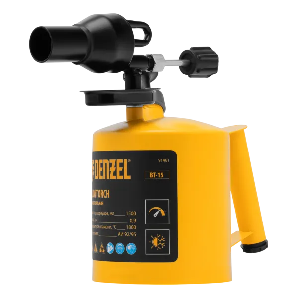 Лампа паяльная DENZEL ВТ-15, 1,5 л