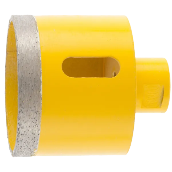 Сверло алмазное по керамограниту DENZEL 72693, 68 мм, М14, мокрая резка