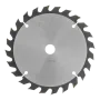 Пильный диск по дереву DENZEL ф180х 20 мм, 24 зубьев