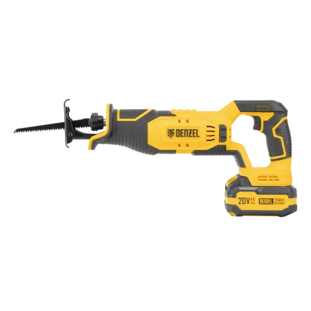 Пила сабельная аккумуляторная DENZEL RS-180,  Li-Ion, 20 В