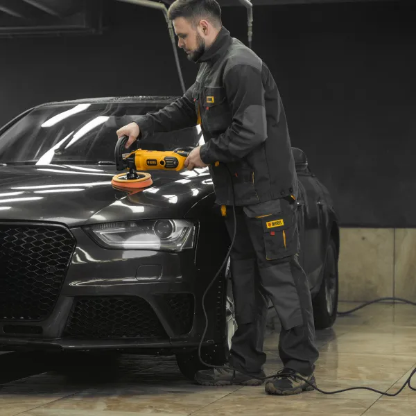 Машина полировальная DENZEL CP-180, 1400 Вт, 180 мм, 0-3000 об/мин