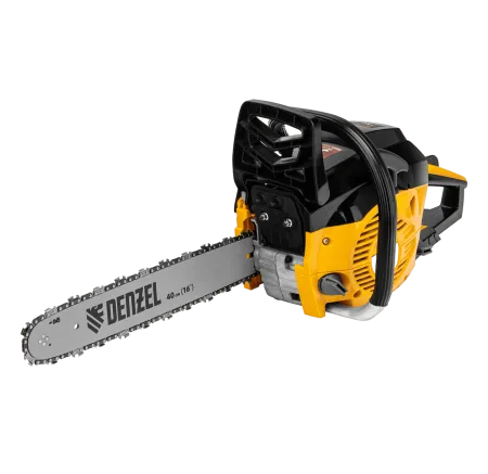 Пила цепная бензиновая DENZEL DGS-4516, шина 40 см, 3 л.с, шаг 3/8, 57 звеньев