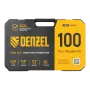 Набор инструментов DENZEL 1/2", 1/4", CrV, S2, пластиковый кейс, 100 предметов
