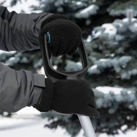 Перчатки универсальные DENZEL, двойные, ПВХ нанесение, размер 10