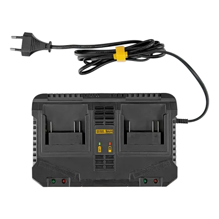 Устройство зарядное для аккумуляторов двухпортовое DENZEL BCH-20-4.0x2, Li-Ion, 20 В, 4.0 А