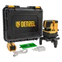 Лазерный уровень DENZEL LX 06 Green, 30 м, 520 нм, аккумулятор Li 5200 mAh, резьба 5/8