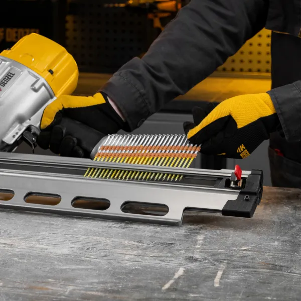 Гвозди DENZEL для пнев. нейлера (оцинк.), длина - 90 мм, диам. - 3,05 мм, 2000 шт.