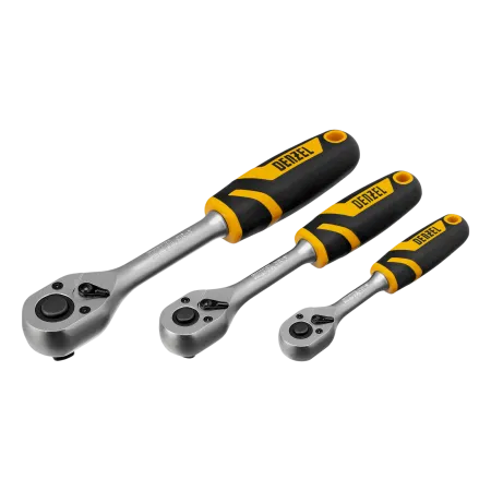 Набор инструментов DENZEL 1/2", 1/4", 3/8", CrV, S2, пластиковый кейс, 216 предметов