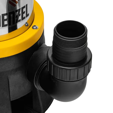 Дренажный насос DENZEL DP1400X, 1400 Вт, высота подъема 11 м, 25000 л/ч