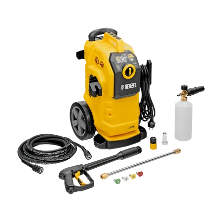 Моечная машина высокого давления DENZEL K 70 Power, 2500 Вт, 180 бар, 600 л/ч, асинхронный двигатель