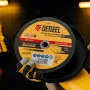 Круг отрезной по металлу DENZEL, 230 х 2,5 х 22,2 мм, A36TBF