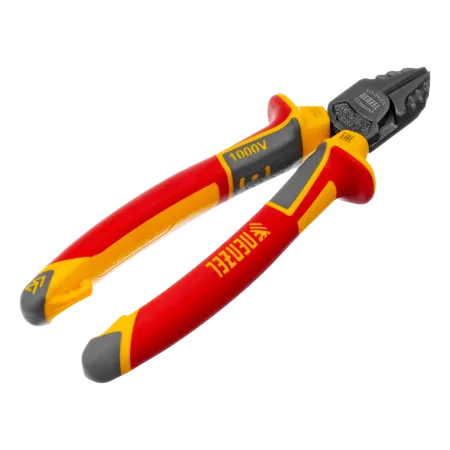 Бокорезы DENZEL диэлектрические рукоятки, до 1000 В, трехкомпонентные рукоятки, 180 мм