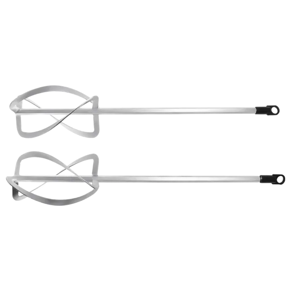 Комплект насадок для строительного миксера DENZEL 2шт., 220х560 мм, оцинкованные, хвостовик HEX13