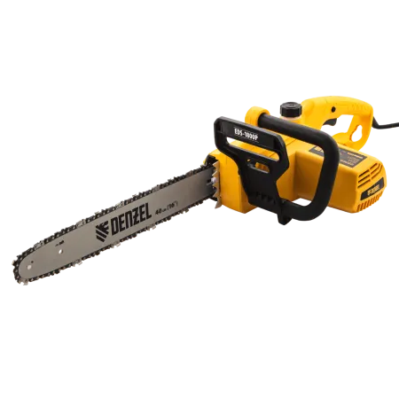 Пила цепная электрическая DENZEL EDS-1800P, 1.8 кВт, шина 40 см, шаг 3/8, 57 звеньев