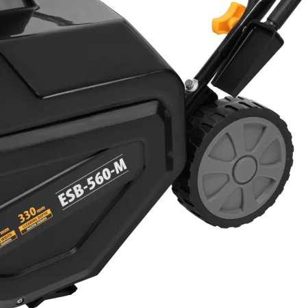 Снегоуборщик электрический DENZEL ESB-560-M, 2,5 кВт, металлический шнек, LED фара