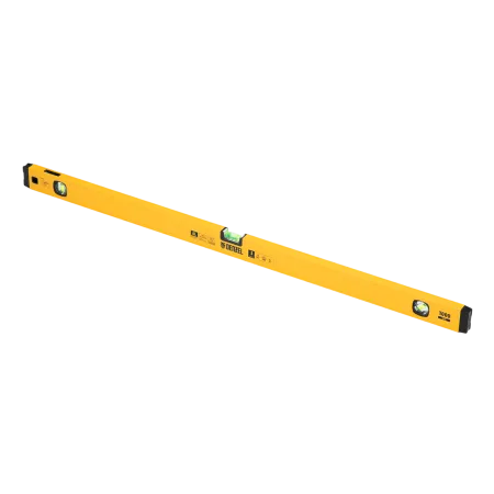 Уровень алюминиевый DENZEL магнит., фрезерованный, 3 глазка (1 зеркал.), 0,5 мм/м, 1000 мм