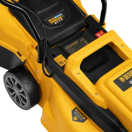 Газонокосилка электрическая DENZEL GMC-1200, шир.,32см, 1200 Вт, 3 уров., травосб. 30 л