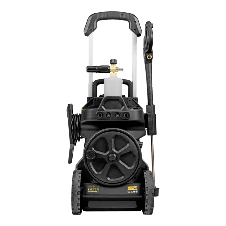 Моечная машина высокого давления DENZEL R-230iD, 3300 Вт, 230 бар, 600 л/ч, асинхронный двигатель, с барабаном