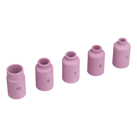 Набор керамических сопел для газовой линзы DENZEL № 5, 6, 7, 8, 10