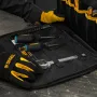 Сумка для инструмента DENZEL 400х170х300 мм, 3 отделения, 28 карманов, наплечный ремень