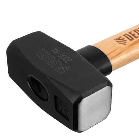 Кувалда DENZEL 2000 г, кованая головка, буковая рукоятка