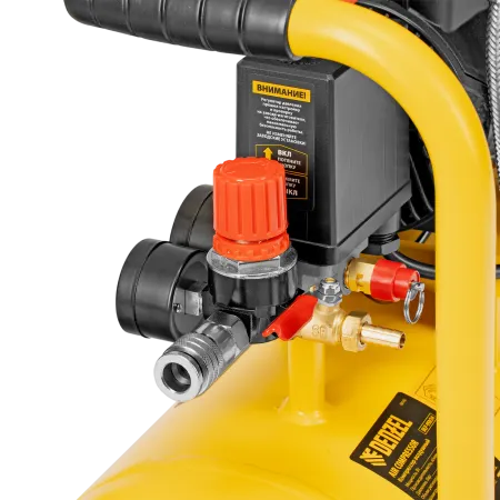 Компрессор безмасл. малошумный DENZEL DLP-950/24, 950Вт,24 л, 2850 об/мин, 170 л/мин