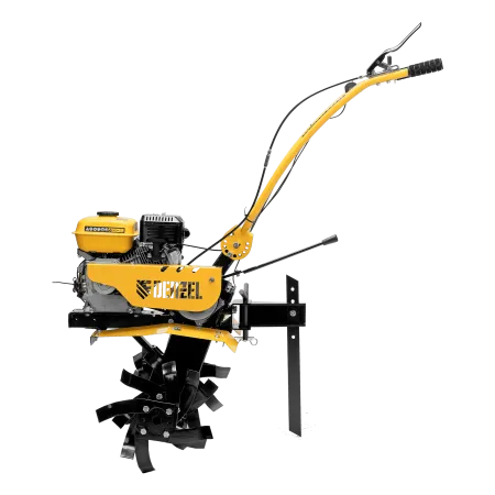 Мотоблок DENZEL DPT-270SB, 7 л.с., ремен.сцеп, фрез 3х4, ШОМ, без колес, передачи 2В/1Н