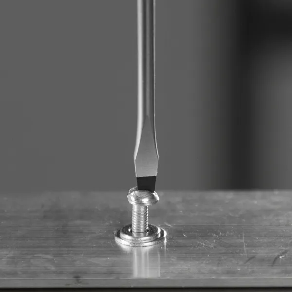 Отвертка DENZEL SL3х100 мм, S2, 3к рукоятка