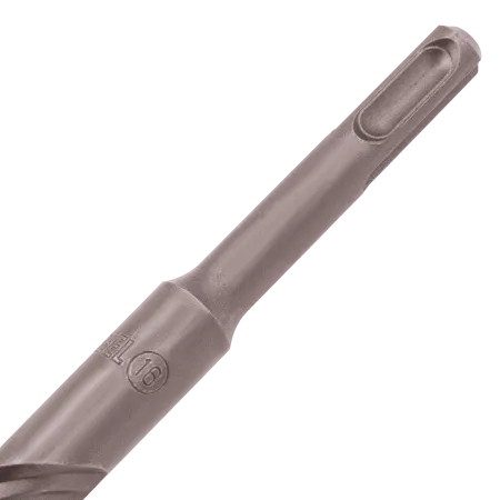 Бур по бетону DENZEL 705039, 16 x 310 мм, двойная спираль, три пылеотводящие кромки