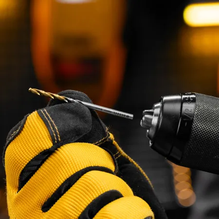 Набор сверл по металлу DENZEL, 1,5-6,5мм, Р6М5-TiN, Golden Tip, 13 шт