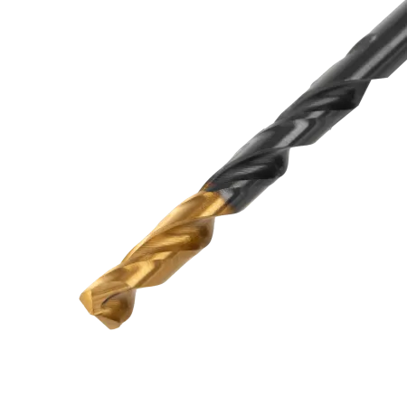 Сверло по металлу DENZEL 4,2 мм, HSS-Tin, Golden Tip, 10 шт.