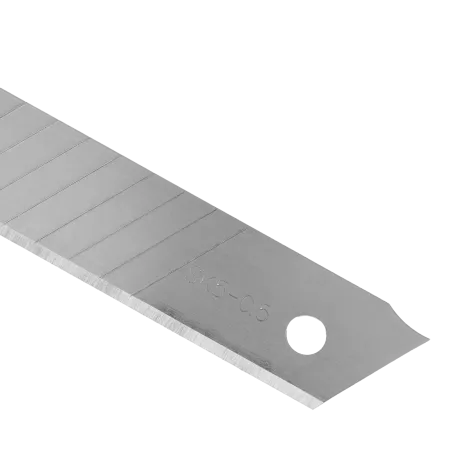 Лезвия DENZEL 18 мм, сталь SK5 - 0,5 мм, многосегментные, 10 штук