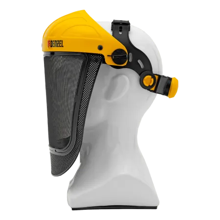 Щиток защитный лицевой с сеткой DENZEL "СВОНА" НС-01 "ЛЮКС", плавная регулировка храповик