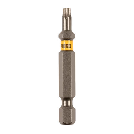 Бита DENZEL TX 15х50, сталь S2, шестигранный профиль, 10 шт. Е 6,3