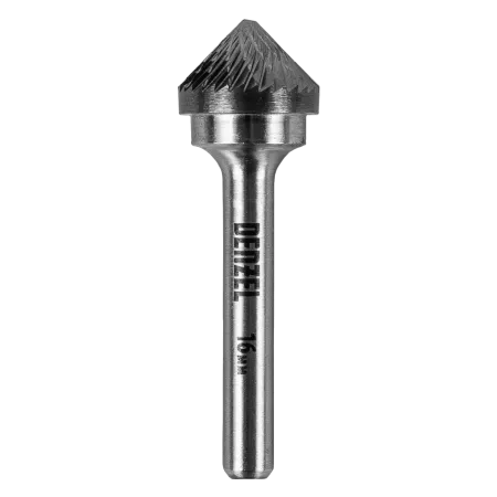 Борфреза по металлу DENZEL твердосплавная, зенкер 90 град., тип-K, 16 мм