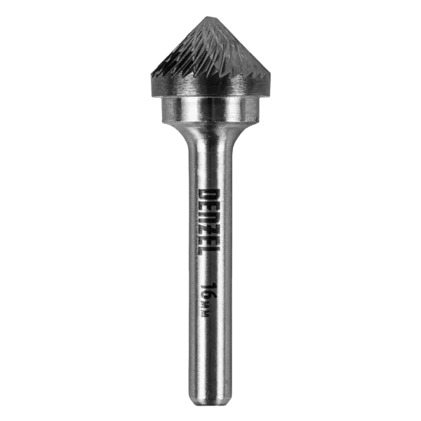 Борфреза по металлу DENZEL твердосплавная, зенкер 90 град., тип-K, 16 мм