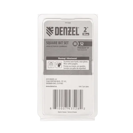Набор бит DENZEL S2x50, 5 шт.